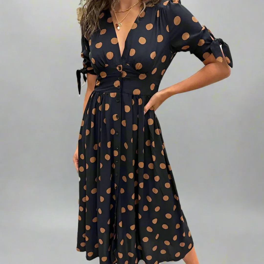 Geneviève | Robe à Pois
