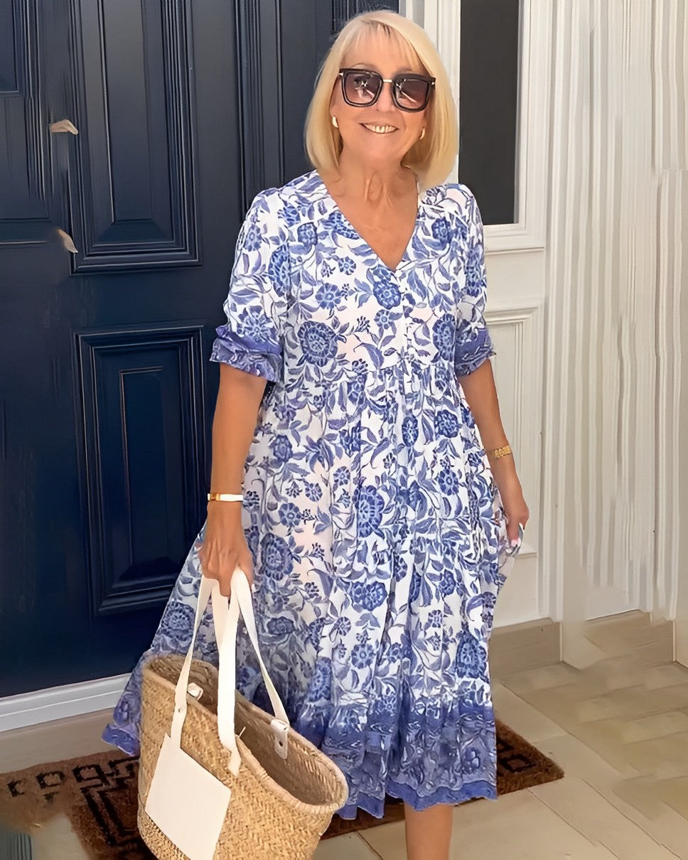 Joëlle | Robe Maxi Fleurie
