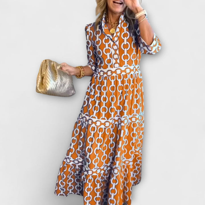 Mairead - Midi Dress with Chains