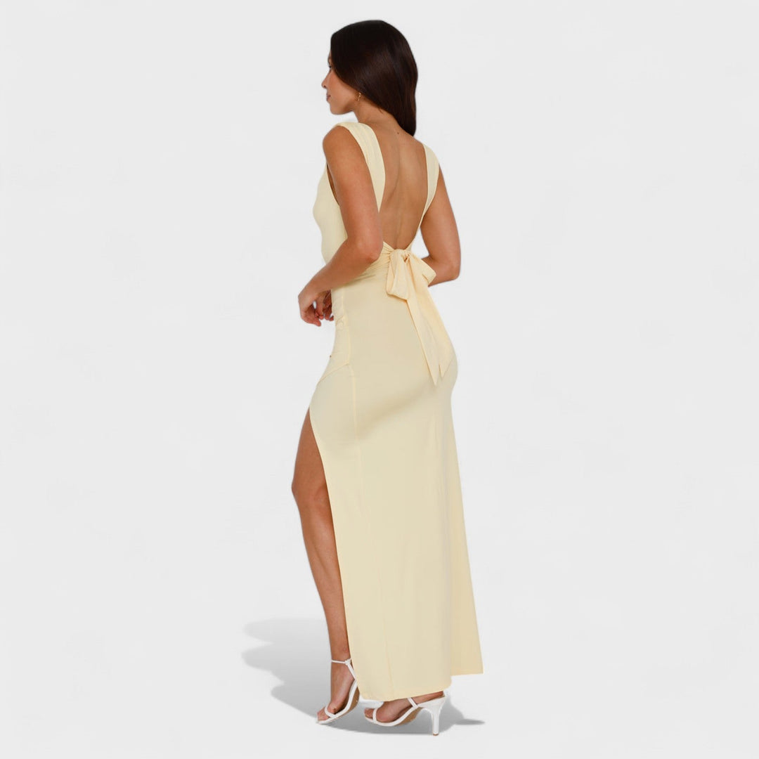 Ciara - Long Dress with Bow