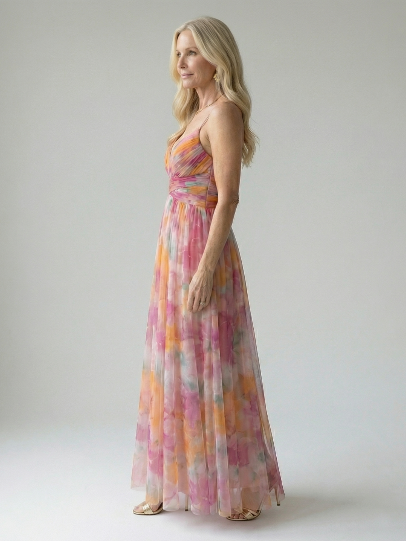 Yolande | Robe Maxi Fleurie