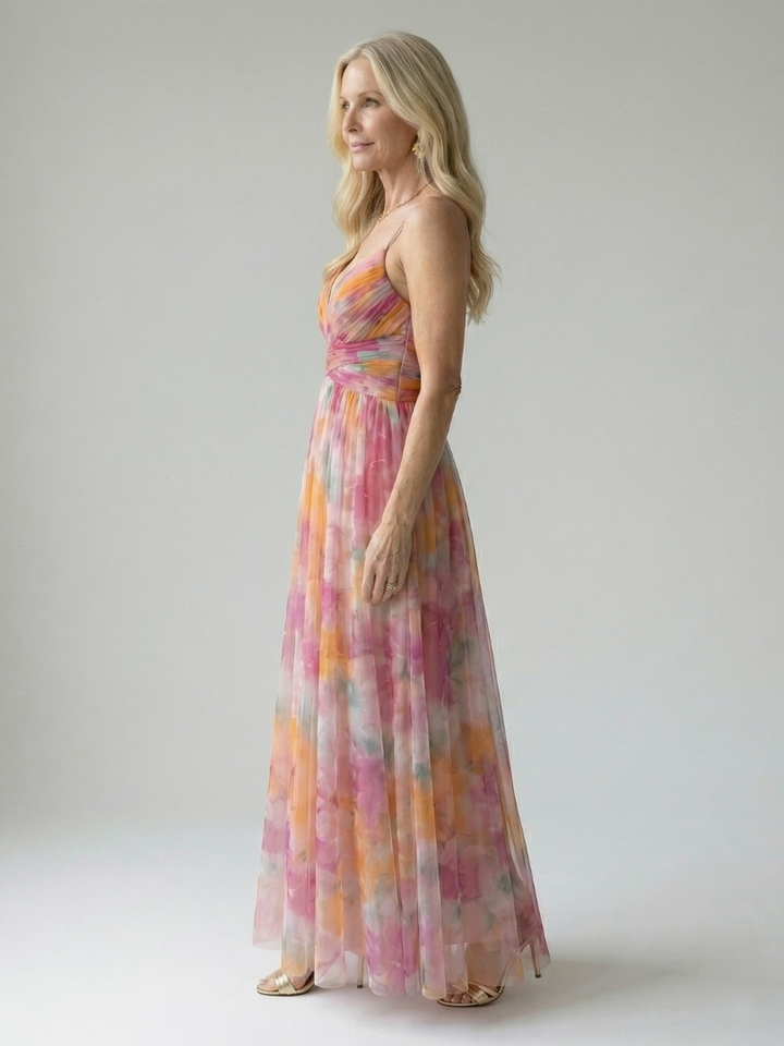 Yolande | Robe Maxi Fleurie