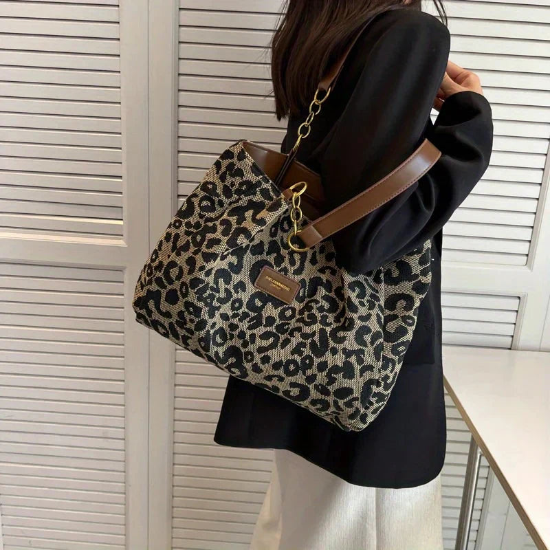 Caitríona - Leopard Print Tote