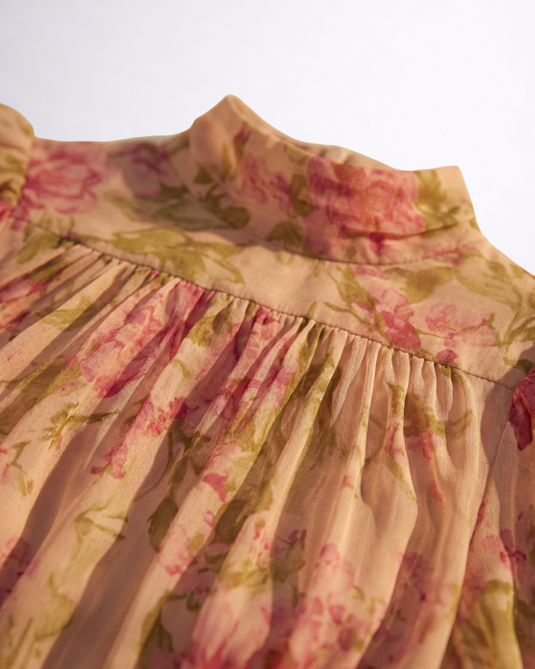 Rosalie | Robe Longue Fleurie en Mousseline