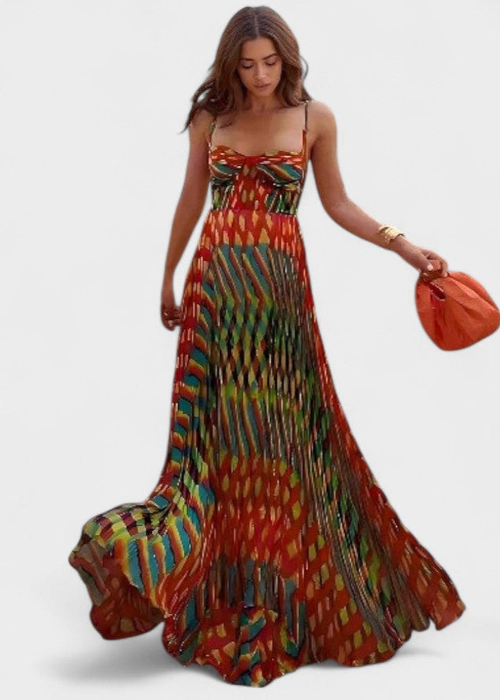 Eabha - Abstract Maxi Dress