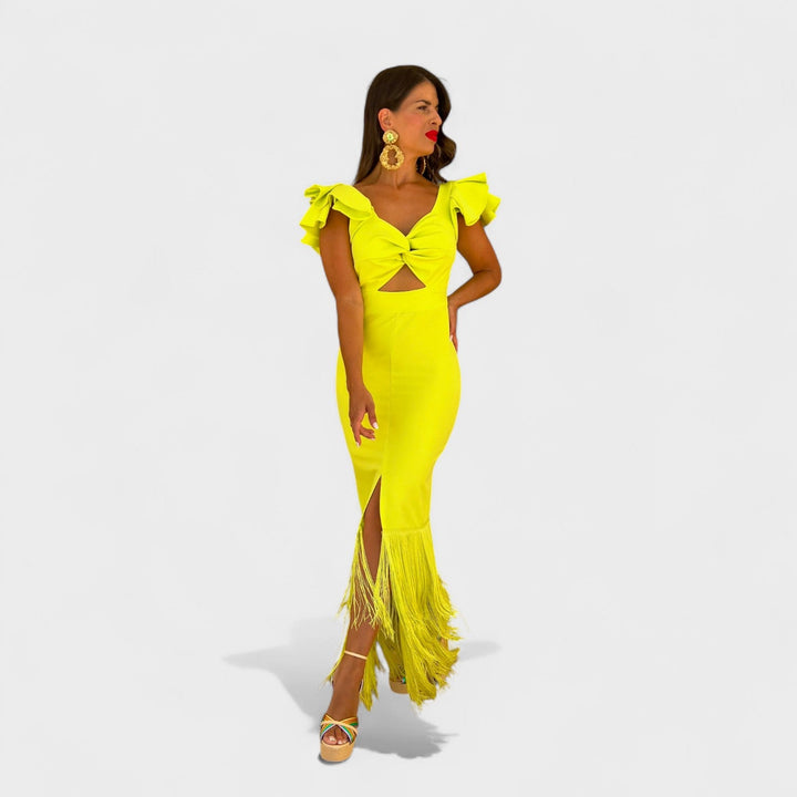 Eabha - Neon Flamenco Dress