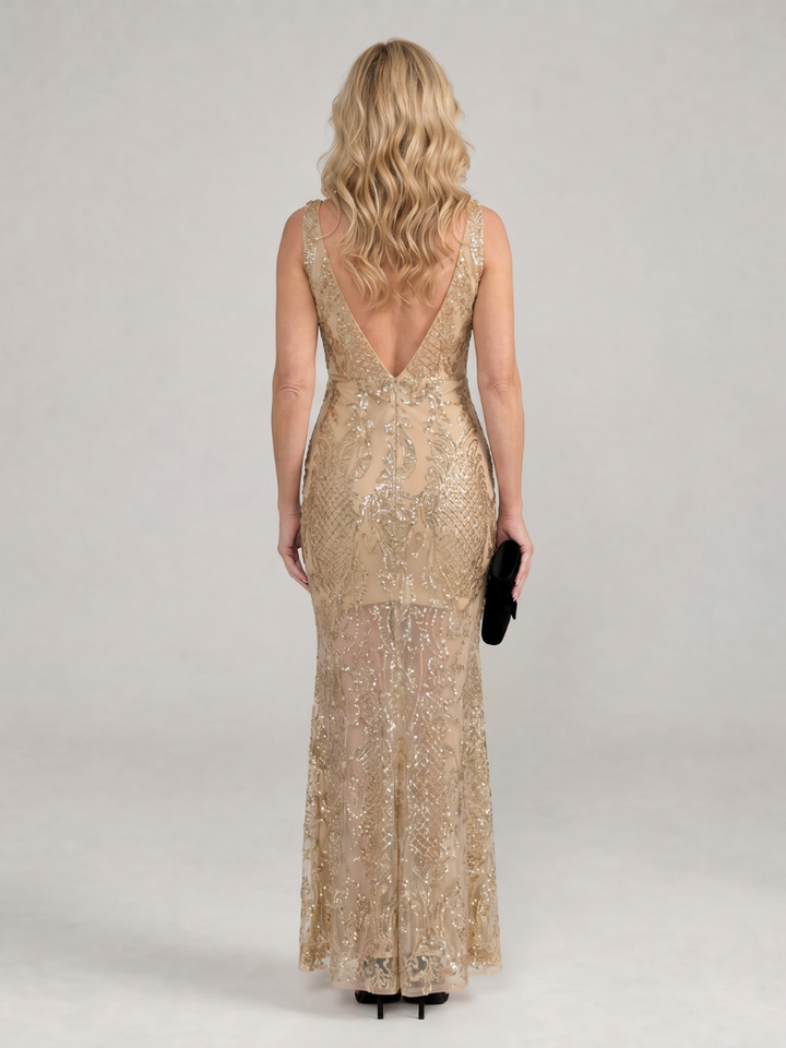 Eugénie | Robe Maxi à Paillettes