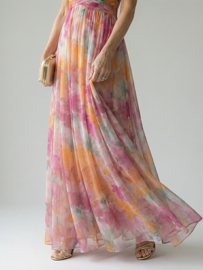 Yolande | Robe Maxi Fleurie