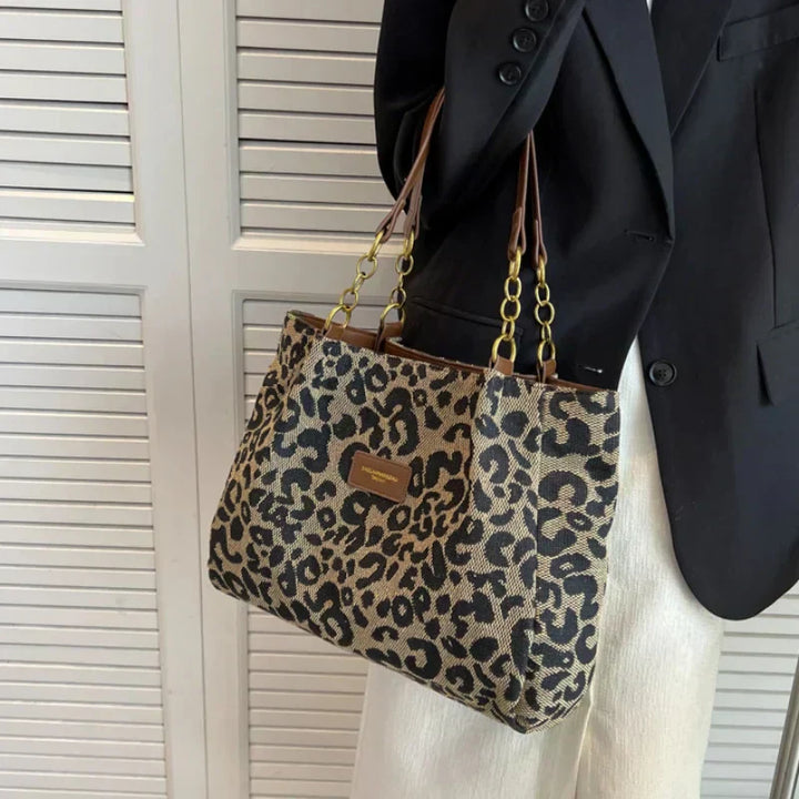 Caitríona - Leopard Print Tote