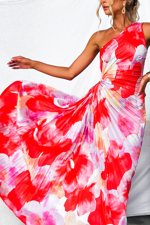 Yanina | Robe Plissée Une Épaule