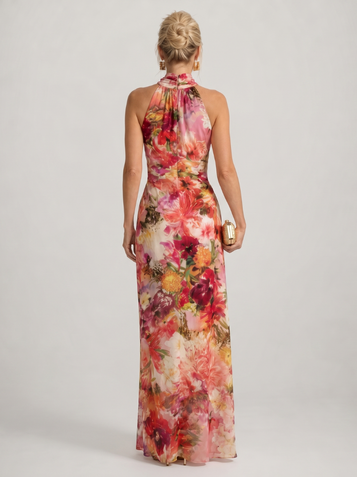 Antoinette | Robe Maxi Fleurie Tropicale