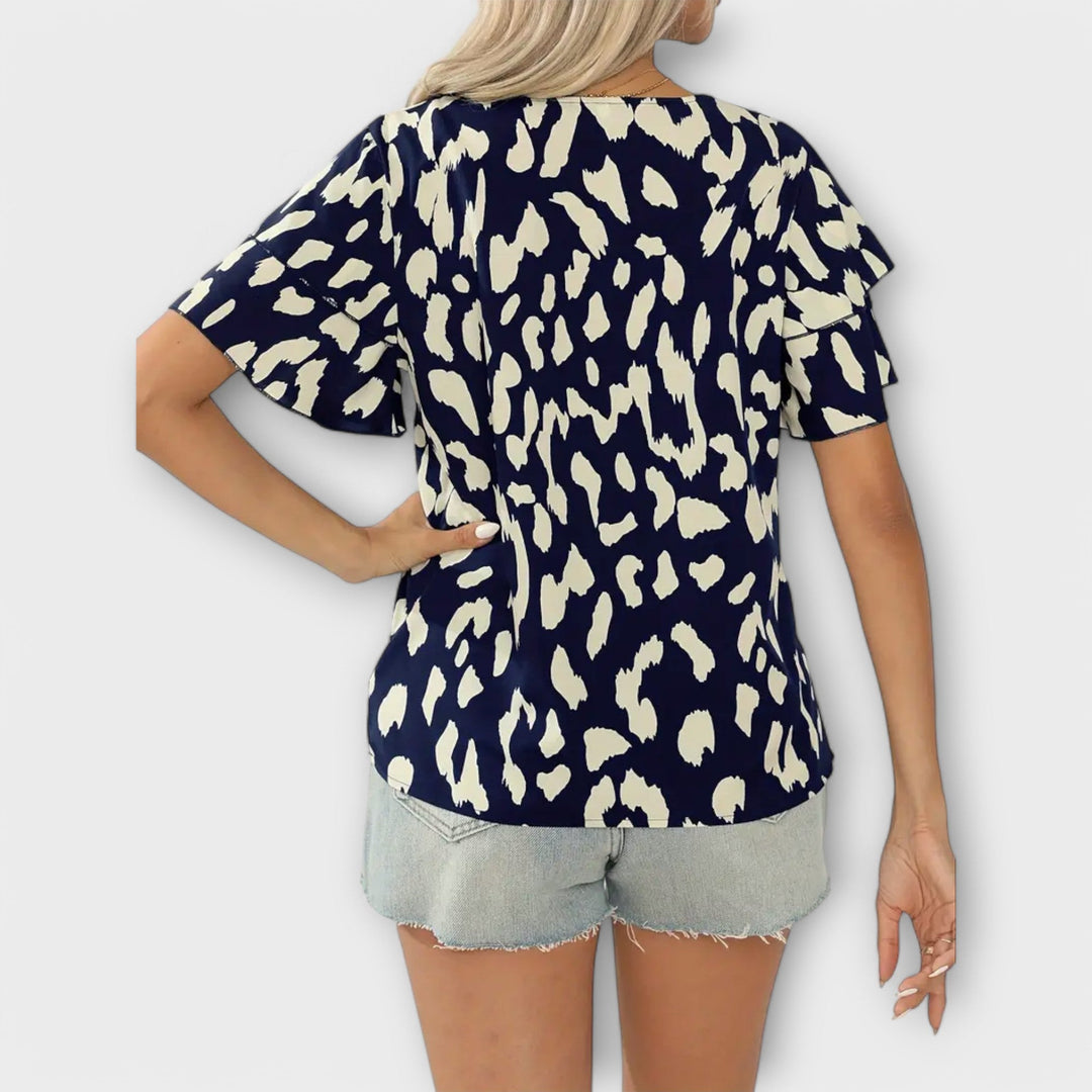Laoise - Leopard Print Blouse
