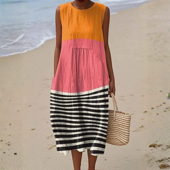 Órlaith - Cotton Block Dress