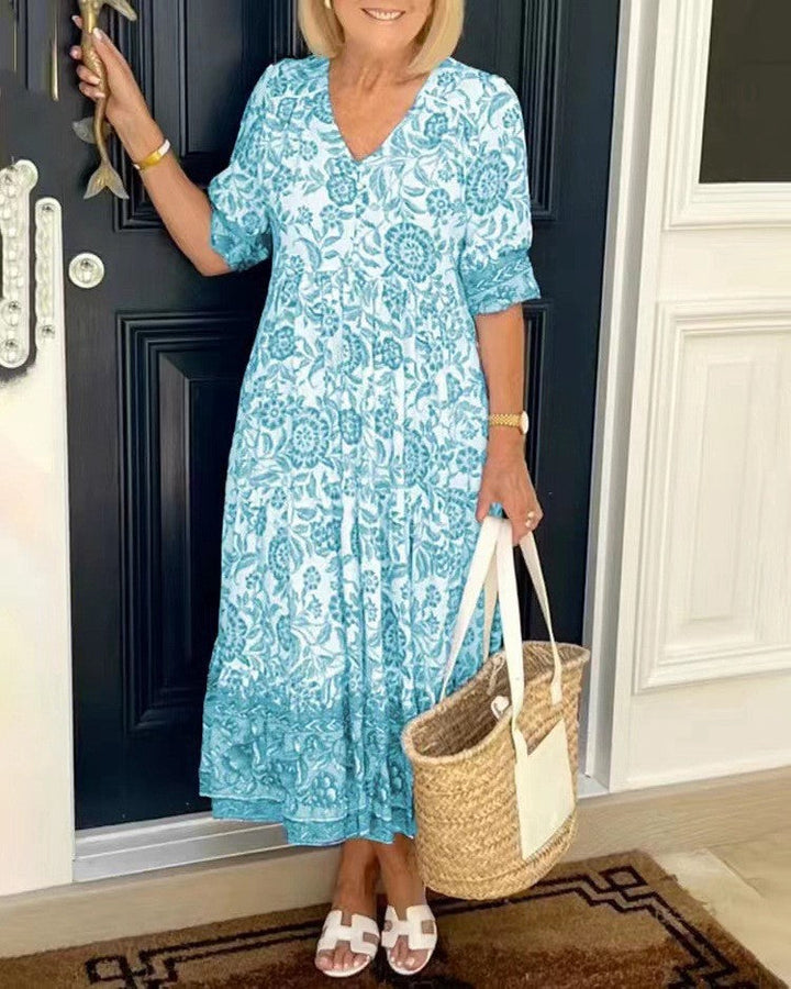 Joëlle | Robe Maxi Fleurie
