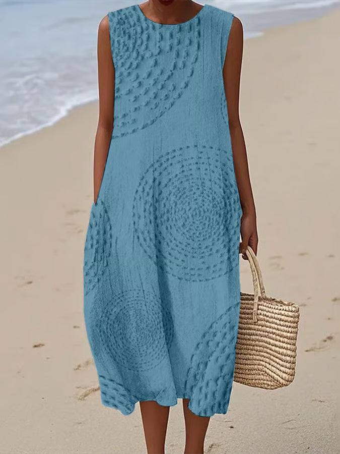 Gráinne - Textured Maxi Dress