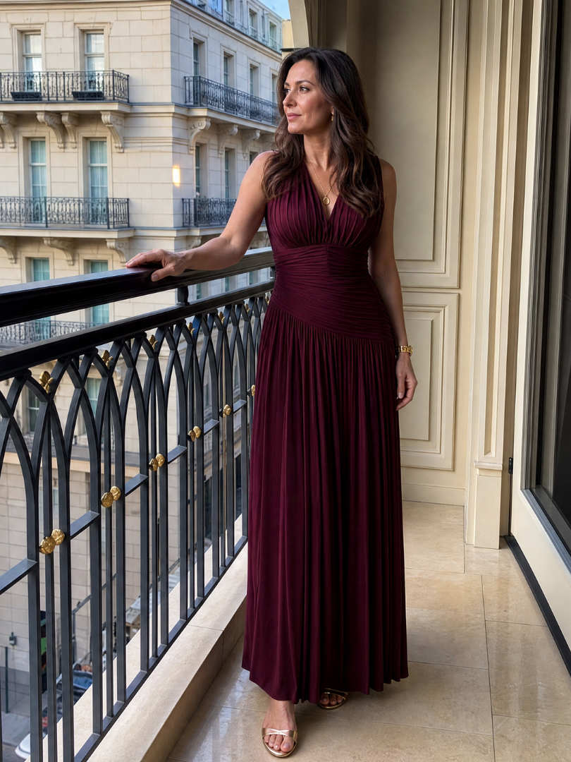 Pascale | Robe Maxi Drapée