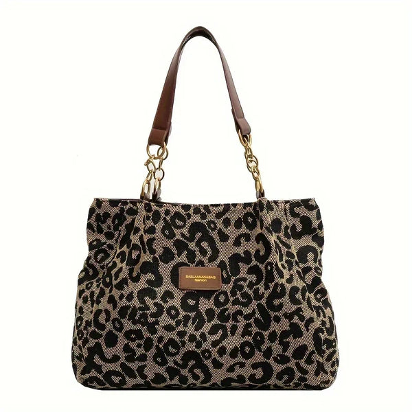 Caitríona - Leopard Print Tote