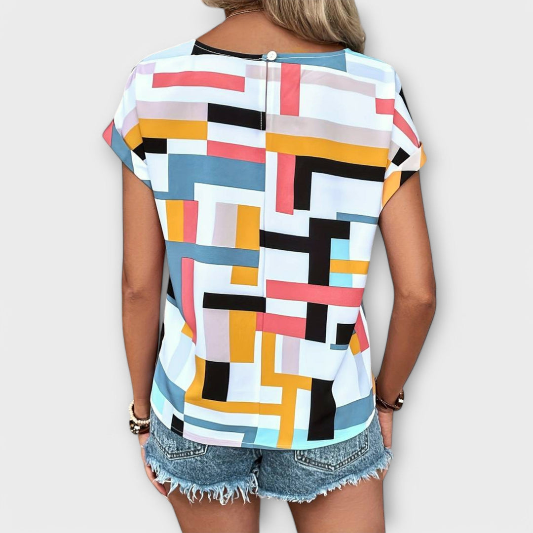Eabha - Elegant Short Blouse