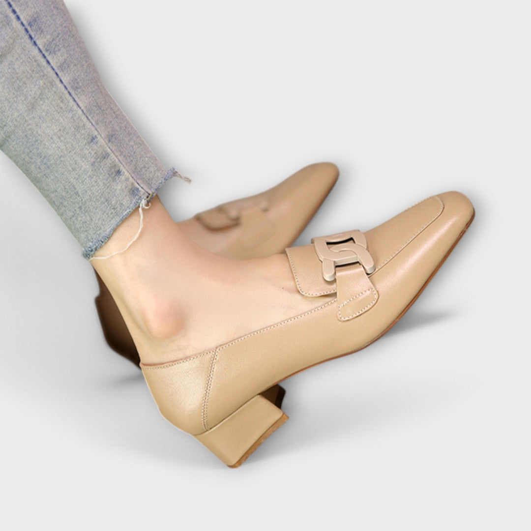 Eabha - Leather Orthopedic Slippers