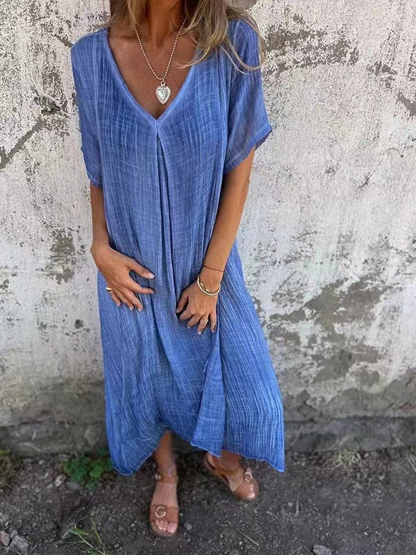 Charlotte | Robe Maxi Col en V