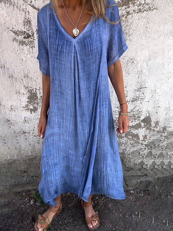 Charlotte | Robe Maxi Col en V