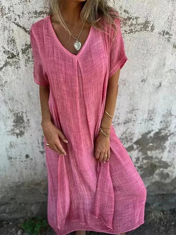 Charlotte | Robe Maxi Col en V