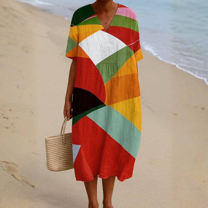Eabha - Cotton Midi Dress