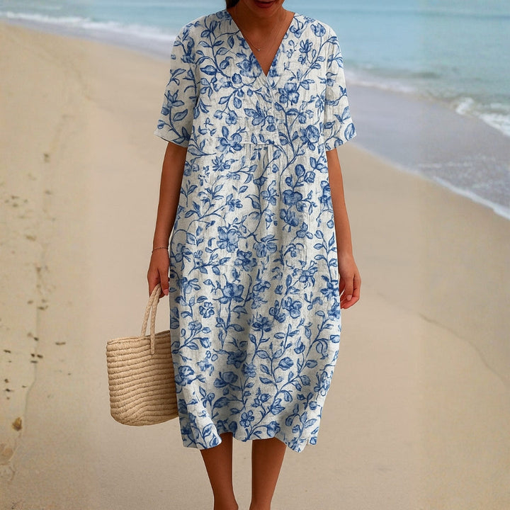 Dervla - Cotton Floral Dress