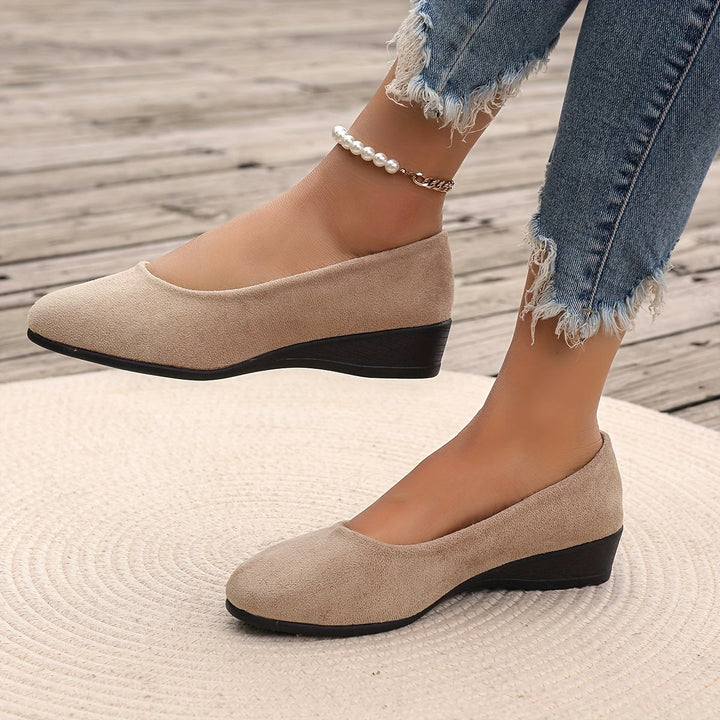 Dervla - Wedge Heel Ballerinas