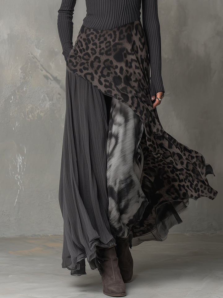 Fabienne | Robe Maxi Imprimé Animal