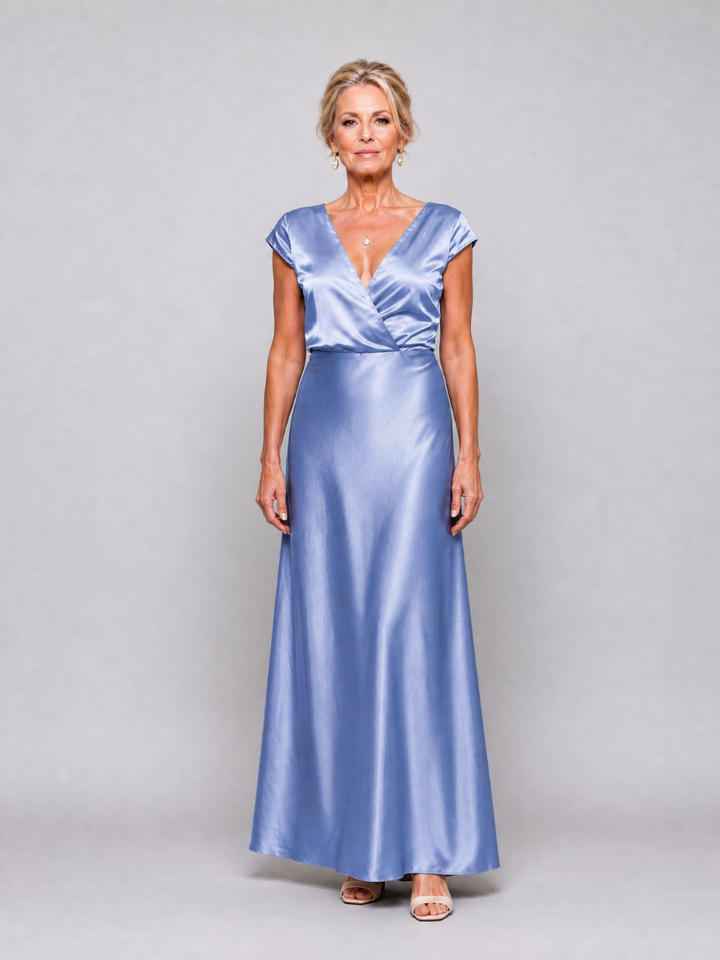 Lola | Robe Maxi Col en V