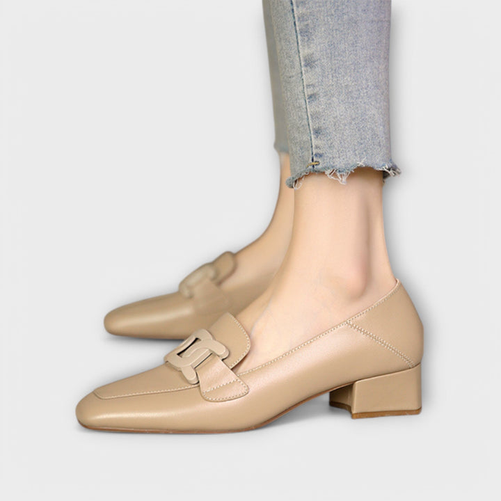 Eabha - Leather Orthopedic Slippers