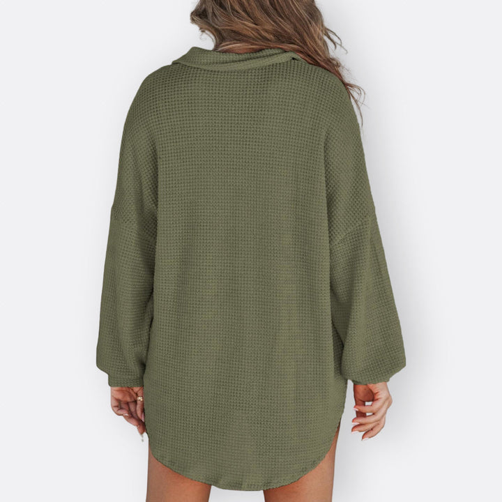 Gráinne - V-Neck Tunic Blouse