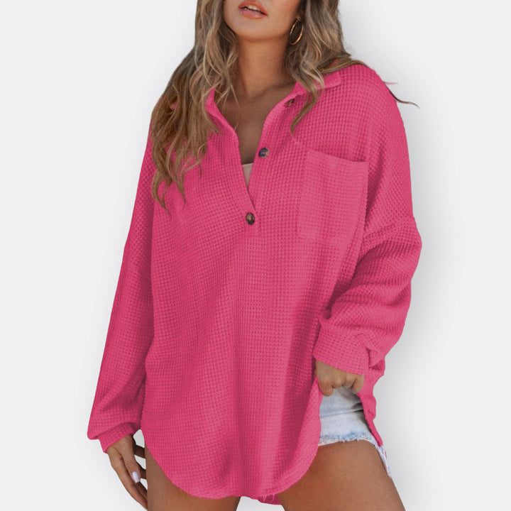 Gráinne - V-Neck Tunic Blouse
