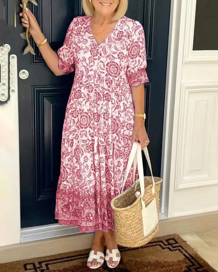 Joëlle | Robe Maxi Fleurie