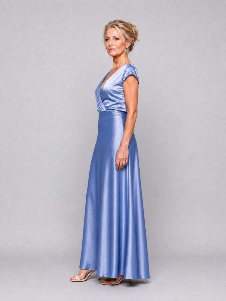 Lola | Robe Maxi Col en V