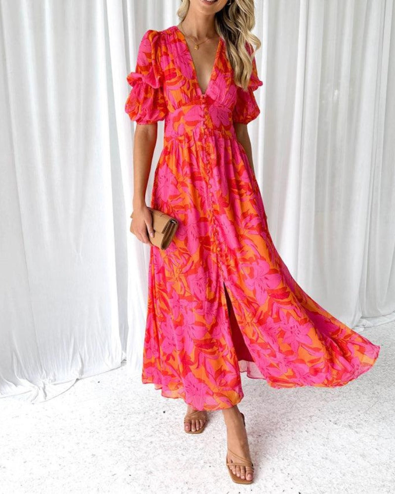 Céleste | Robe Maxi Éclat Solaire
