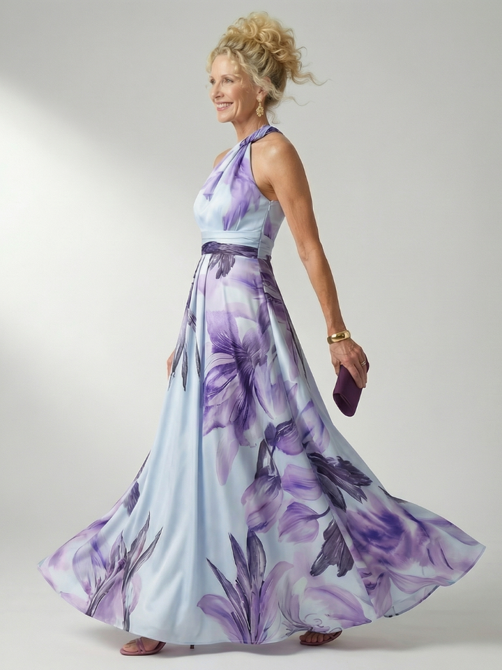 Liliane | Robe Maxi Botanique