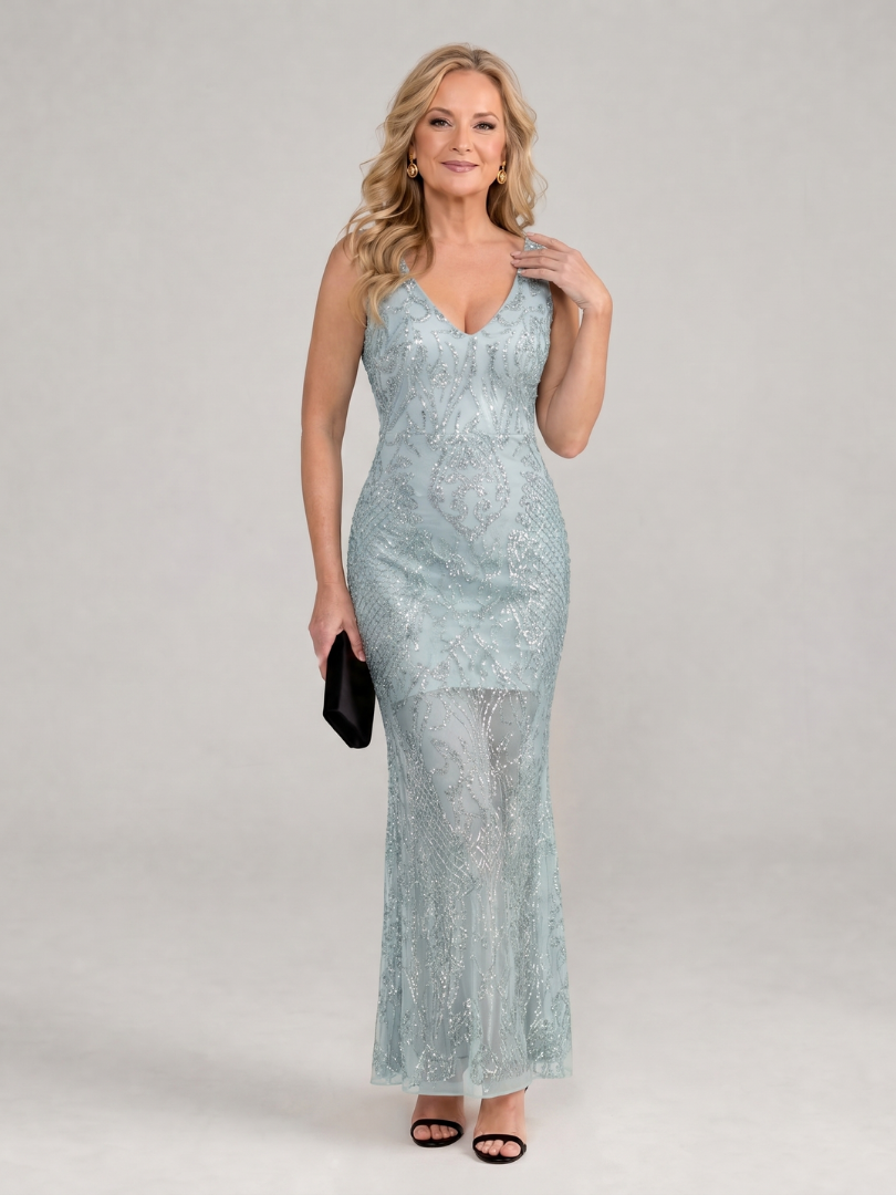 Eugénie | Robe Maxi à Paillettes