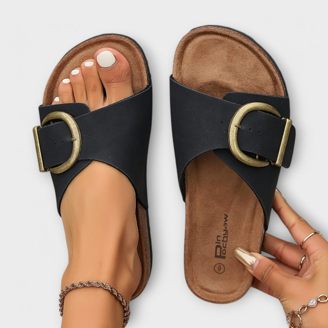 Eabha - Cork Buckle Sandals