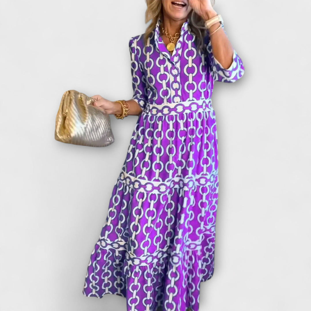 Mairead - Midi Dress with Chains