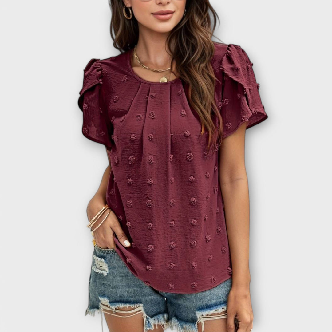 Dervla - Swiss Dot Blouse