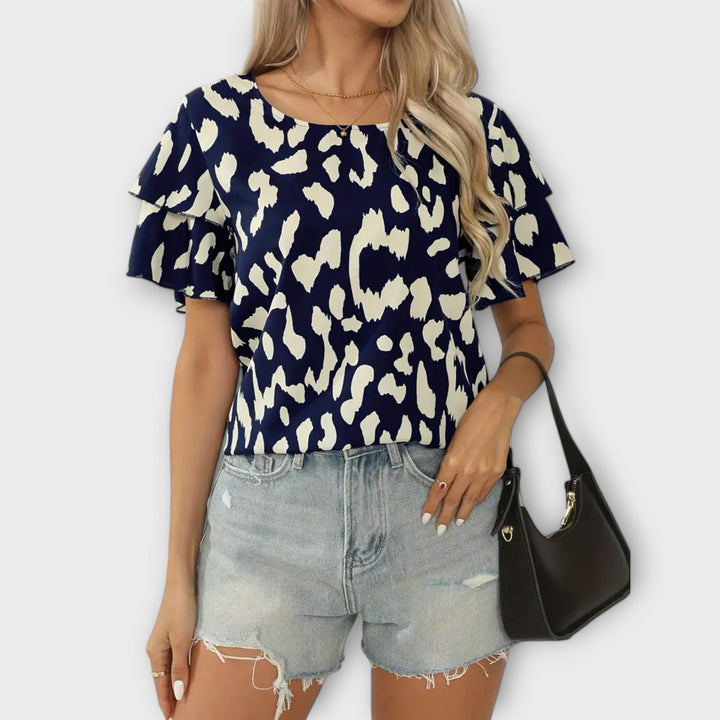 Laoise - Leopard Print Blouse