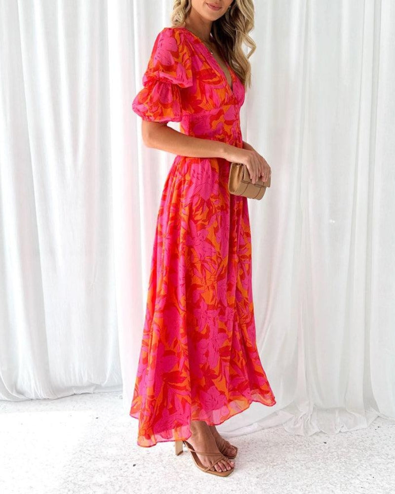 Céleste | Robe Maxi Éclat Solaire