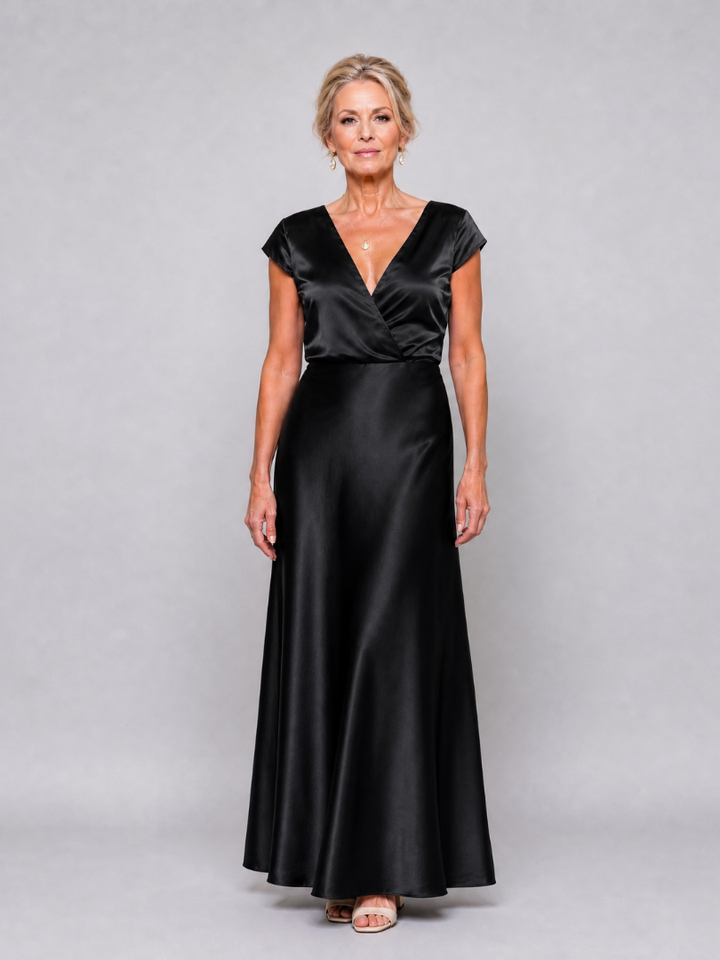 Lola | Robe Maxi Col en V