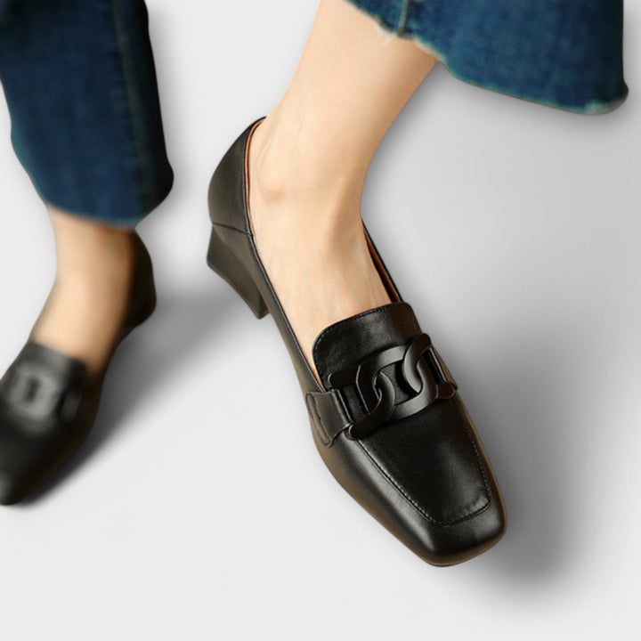 Eabha - Leather Orthopedic Slippers