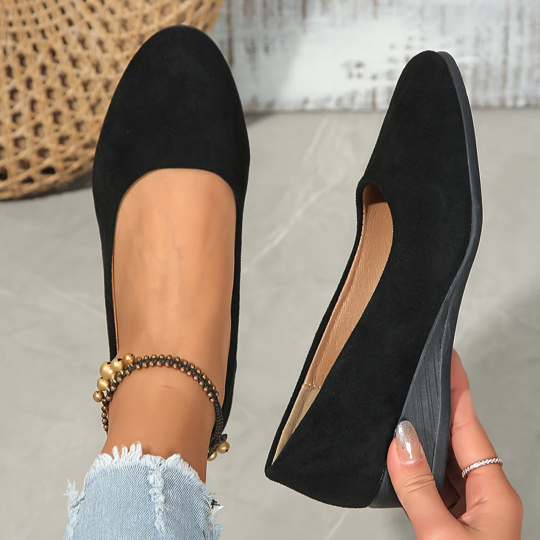 Dervla - Wedge Heel Ballerinas