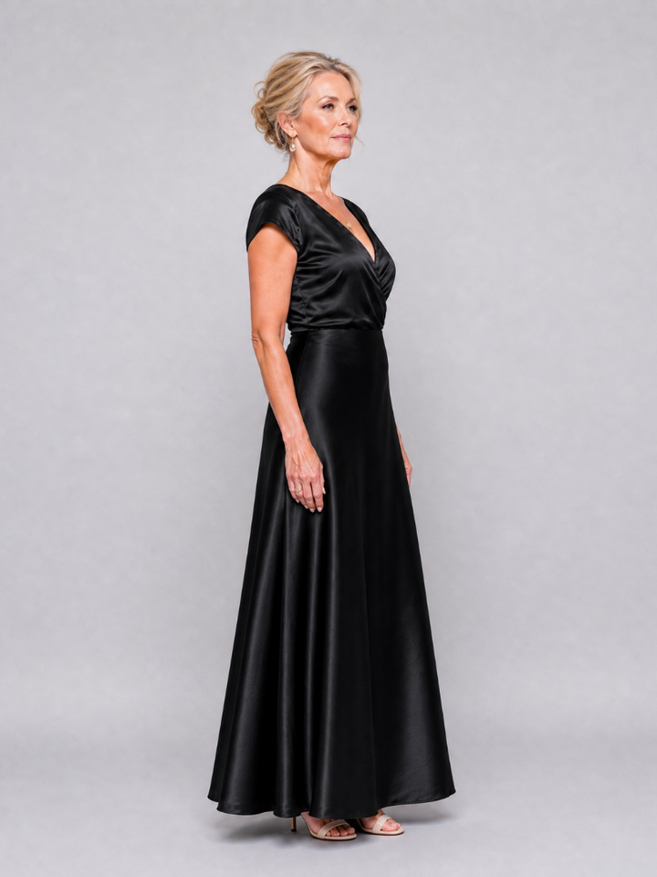 Lola | Robe Maxi Col en V