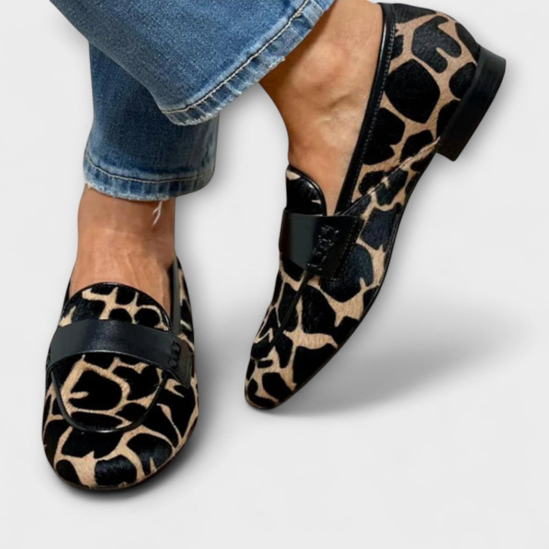 Bríd - Leopard Clogs