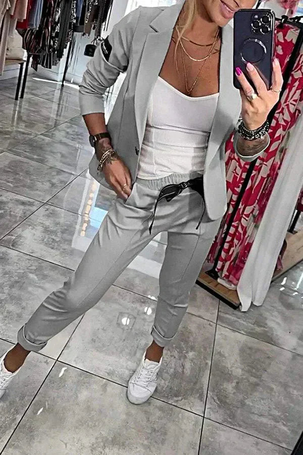 Caoimhe - Fluid Blazer Set